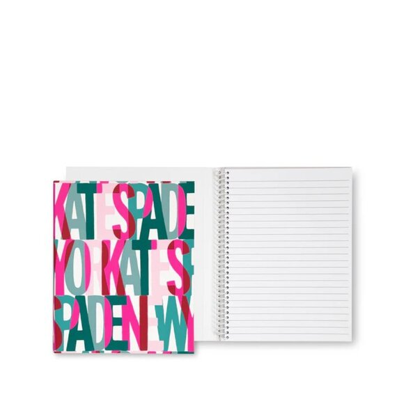 NWT kate spade notebook & pencil pouch set Layered Logo - Picture 5 of 8